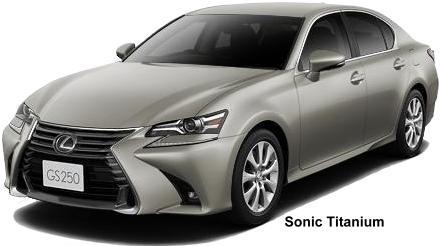 New Lexus GS250 body color: Sonic Titanium