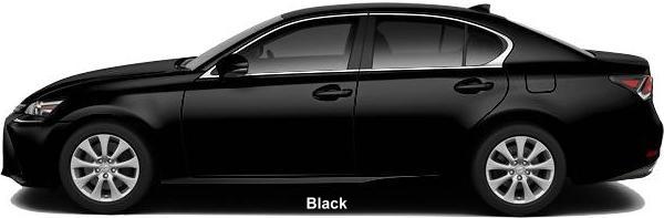 New Lexus GS350 body color: BLACK