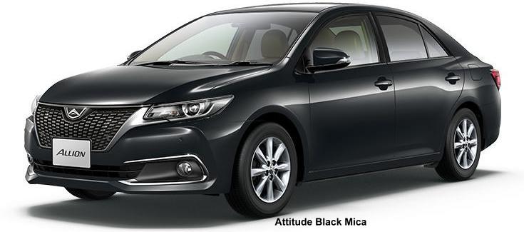 New Toyota Allion body color: ATTITUDE BLACK MICA