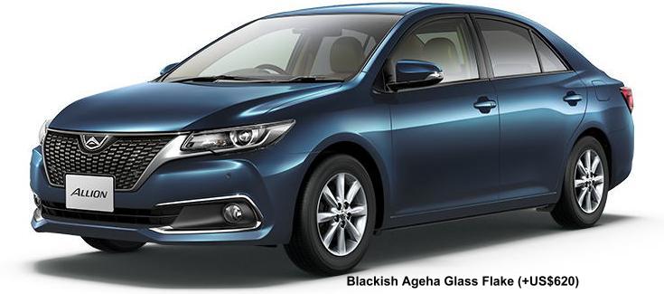 New Toyota Allion body color: BLACKISH AGEHA GLASS FLAKE (option color +US$620)