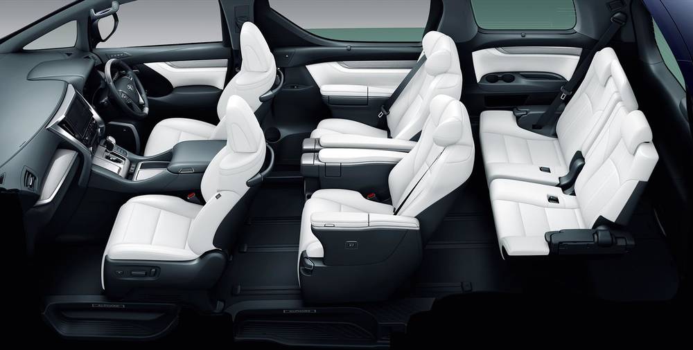New Toyota Alphard Executive Lounge: Interior view