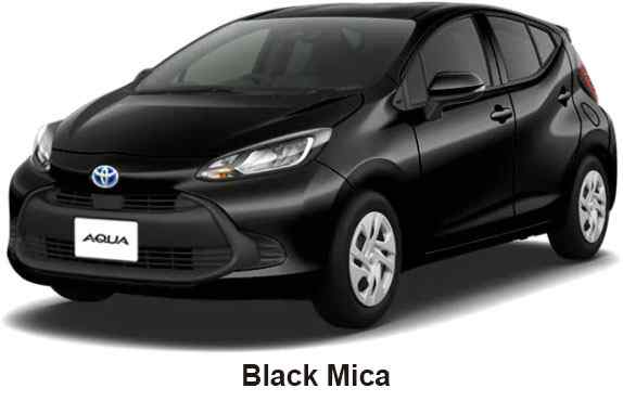 Toyota Aqua Color: Black Mica