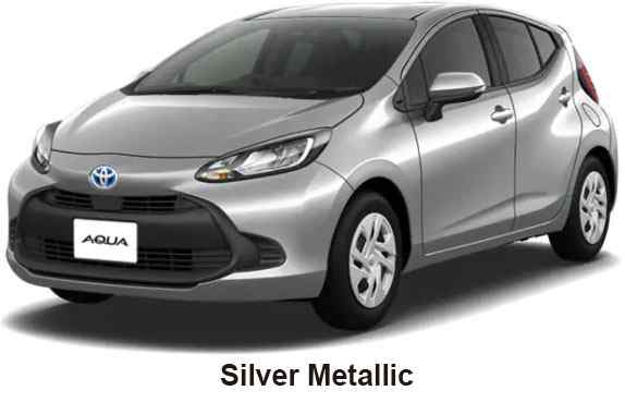 Toyota Aqua Color: Silver Metallic