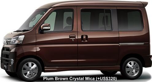 New Daihatsu Atrai Wagon body color: PLUM BROWN CRYSTAL MICA (option color +US$320)