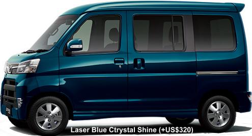 New Daihatsu Atrai Wagon body color: LASER BLUE CRYSTAL SHINE (+US$320)