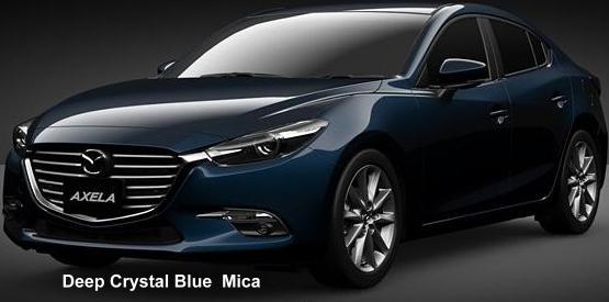 New Mazda Axela Hybrid body color: DEEP CRYSTAL BLUE MICA