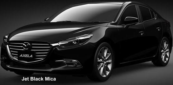 New Mazda Axela Hybrid body color: JET BLACK MICA