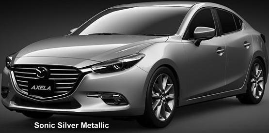 New Mazda Axela Hybrid body color: SONIC SILVER METALLIC