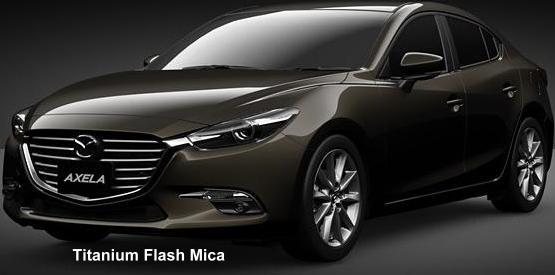New Mazda Axela Hybrid body color: TITANIUM FLASH MICA