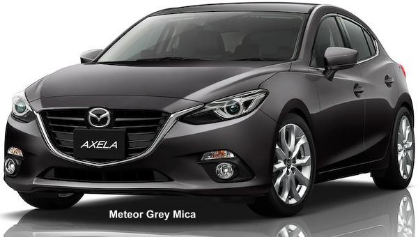 New Mazda Axela Sedan body color: Meteor Gery Mica