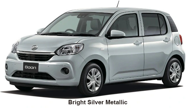 Daihatsu Boon Color: Bright Silver Metallic