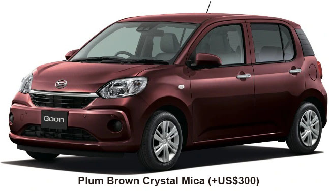 Daihatsu Boon Color: Plum Brown Crystal Mica