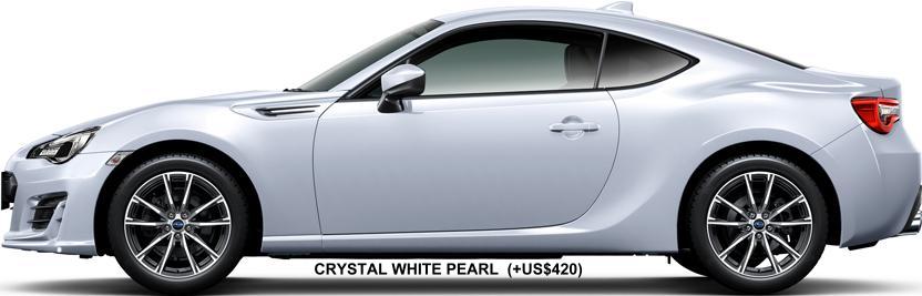 New Subaru BRZ body color: Crystal White Pearl (option color +US$420)