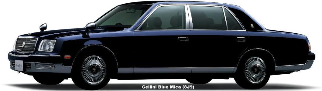 New Toyota Century Body color: Cellini Blue Mica