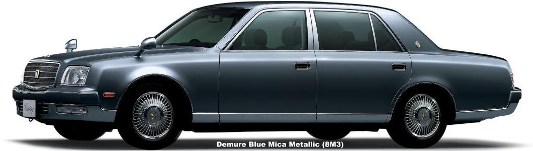 New Toyota Century Body color: Demure Blue Mica Metallic