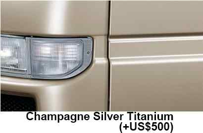Nissan Civilian Bus Color: Champagne Silver Titanium