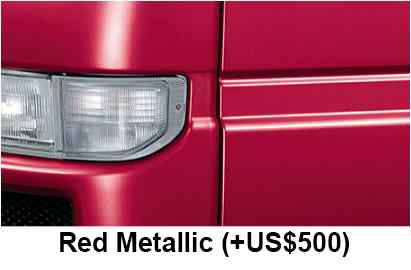 Nissan Civilian Bus Color: Red Metallic