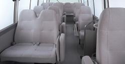 New Toyota Coaster Bus photo: Interior view