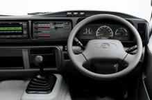 New Toyota Coaster Bus photo: Cockpit view
