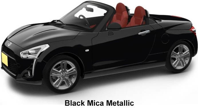 Daihatsu Copen Robe Color: Black Mica Metallic
