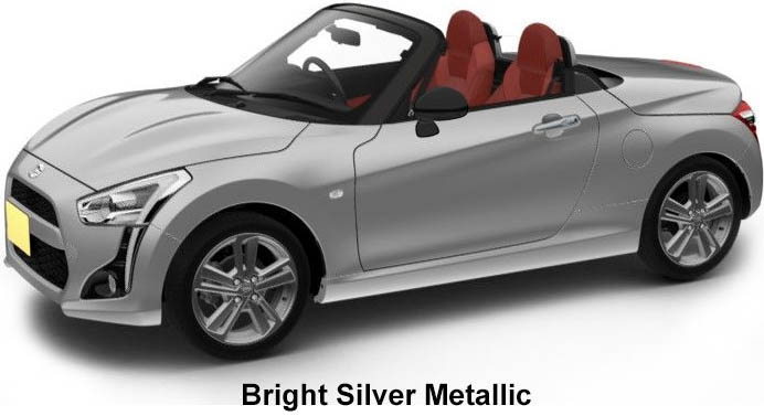 Daihatsu Copen Robe Color: Bright Silver Metallic
