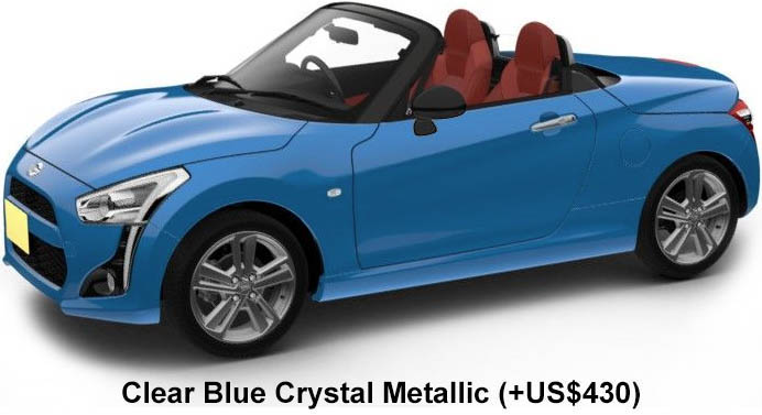 Daihatsu Copen Robe Color: Clear Blue Crystal Metallic