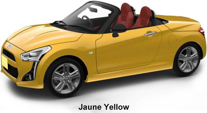 Daihatsu Copen Robe Color: Jaune Yellow