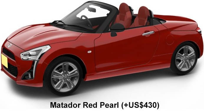 Daihatsu Copen Robe Color: Matador Red Pearl