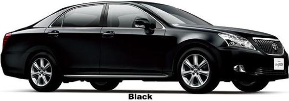 New Toyota Crown Majesta body color: Black