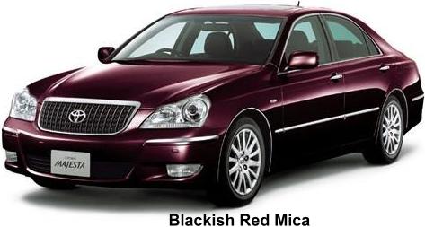 TOYOTA CROWN MAJESTA - COLOR - BLACKISH RED MICA