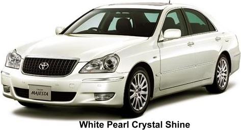 TOYOTA CROWN MAJESTA - COLOR - WHITE PEARL CRYSTAL SHINE