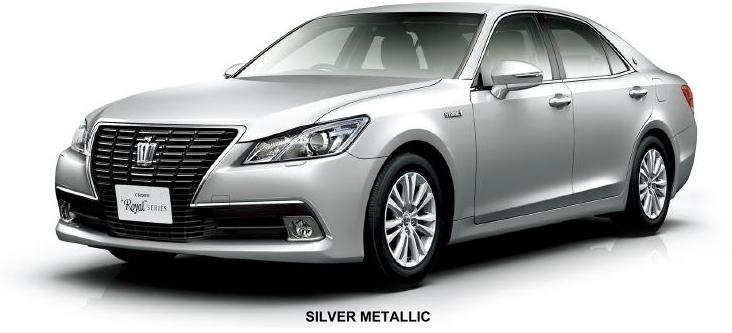 New Toyota Crown Royal Saloon Body color photo: Silver Metallic colour picture