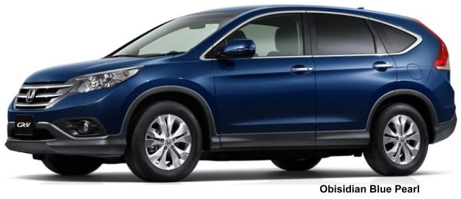 New Honda CRV body color: Obsidian Blue Pearl