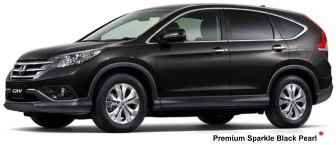 New Honda CRV body color: Premium Sparkle Black Pearl (option color +US$ 500)