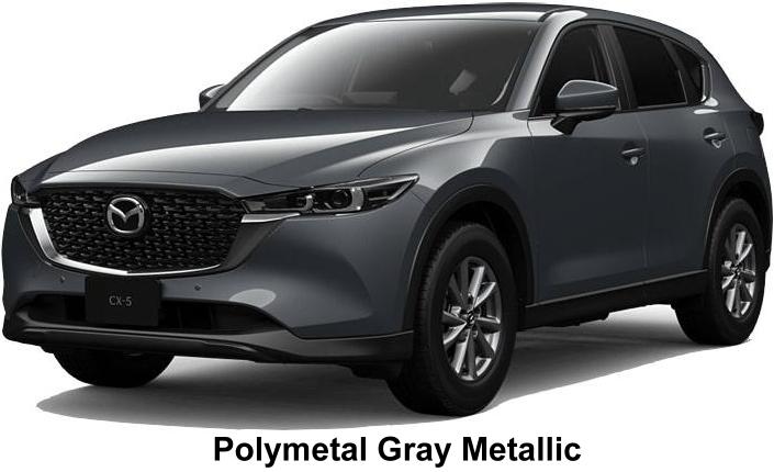New Mazda CX5 body color: POLYMETAL GRAY METALLIC