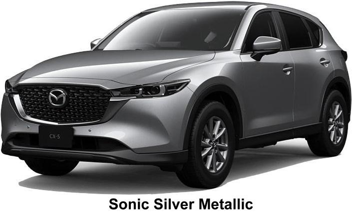 New Mazda CX5 body color: SONIC SILVER METALLIC