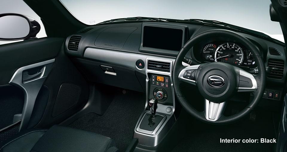 New Daihatsu Copen Cero Cockpit photo: Black interior