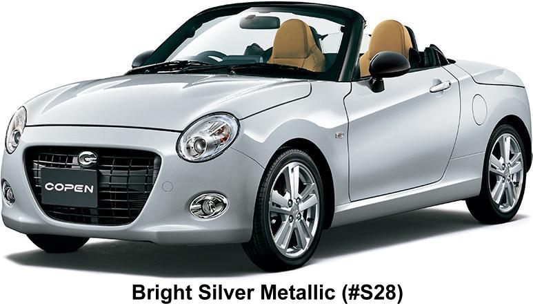 New Daihatsu Copen Cero Body Color: Bright Silver Metallic (Color No.S28)