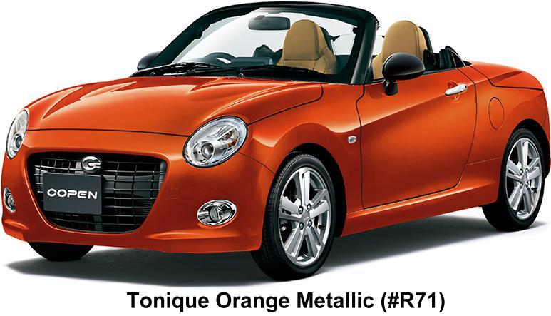 New Daihatsu Copen Cero Body Color: Tonique Orange Metallic (Color No.R71)