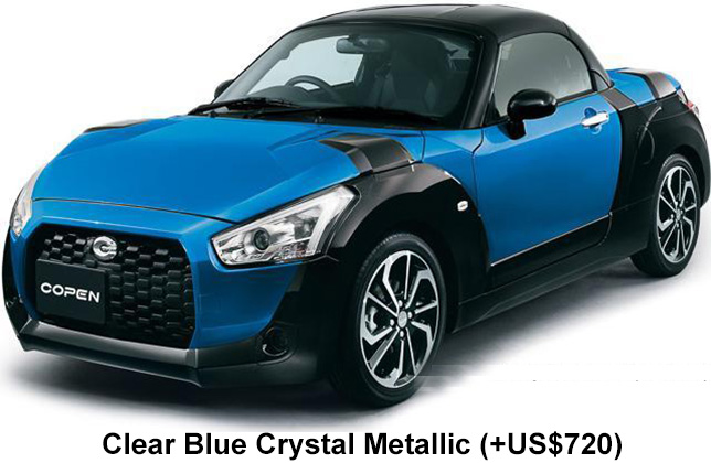 Daihatsu Copen X-Play Color: Clear Blue Crystal Metallic