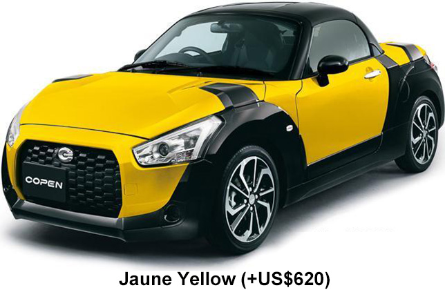 Daihatsu Copen X-Play Color: Jaune Yellow