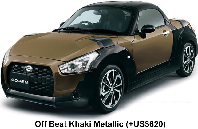 Daihatsu Copen X-Play Color: Off Beat Khaki Metallic