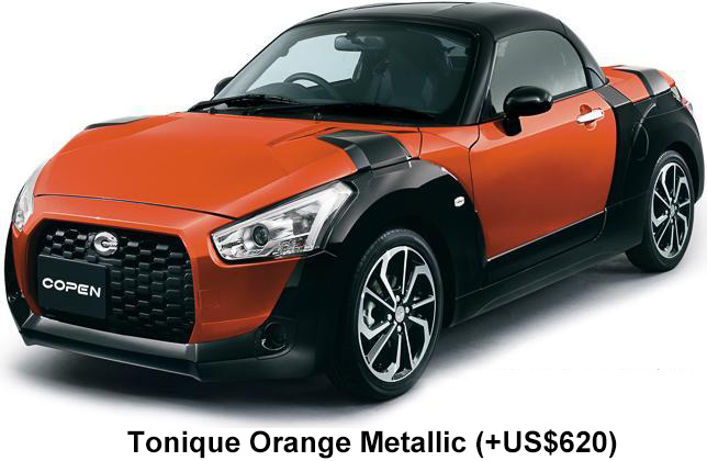 Daihatsu Copen X-Play Color: Tonique Orange Metallic