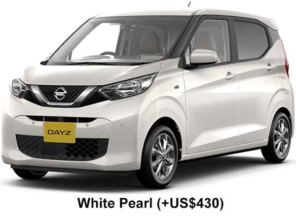 Nissan Days Color: White Pearl