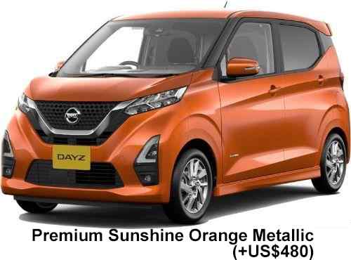 Nissan Days Highwaystar Color: Premium Sunshine Orange Metallic
