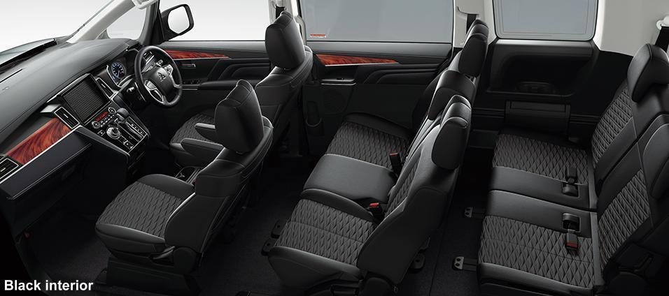 New Mitsubishi Delica D5 photo: Interior view (Black)