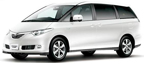 Estima Hybrid Crystal Shine Pearl White Color