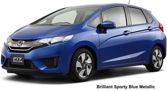 New Honda Fit Hybrid Body Colors Variation, Exterior colours New Honda Fit Hybrid Body Colors Variation, Exterior colours