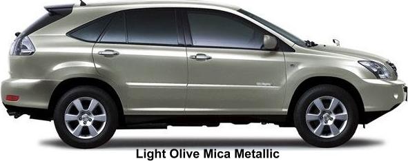 TOYOTA HARRIER HYBRID NEW 2008 MODEL - COLOR - LIGHT OLIVE MICA METALLIC