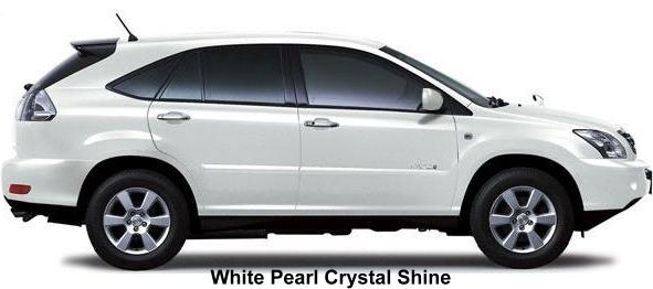 TOYOTA HARRIER HYBRID NEW 2008 MODEL - COLOR - WHITE PEARL CRYSTAL SHINE